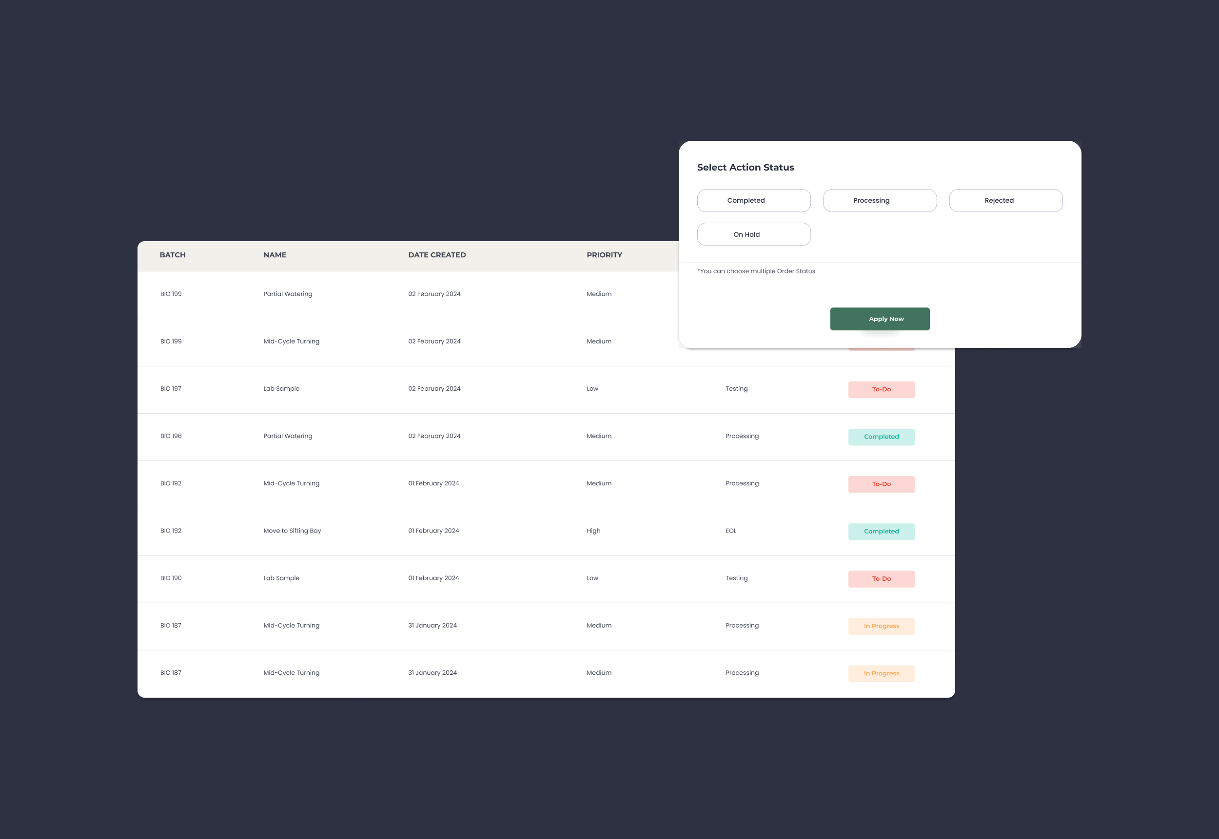 Customizable reporting interface